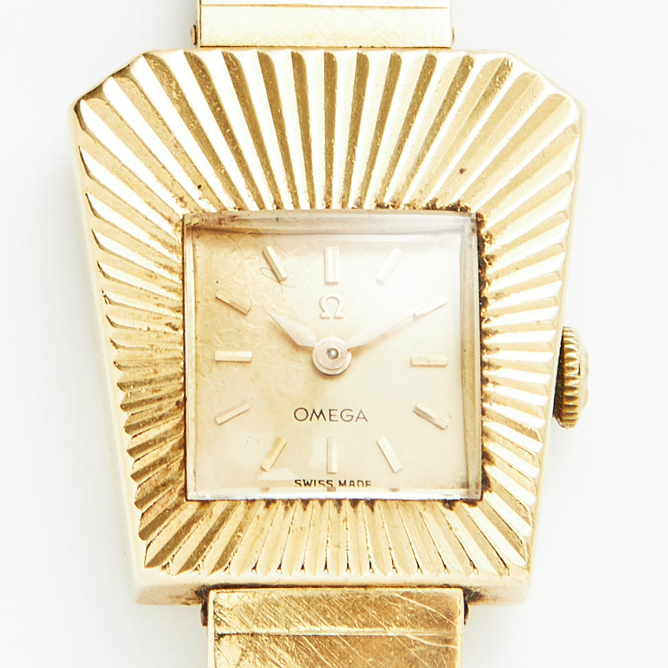 OMEGA, dameur, 18 k guld, ca 1960.
