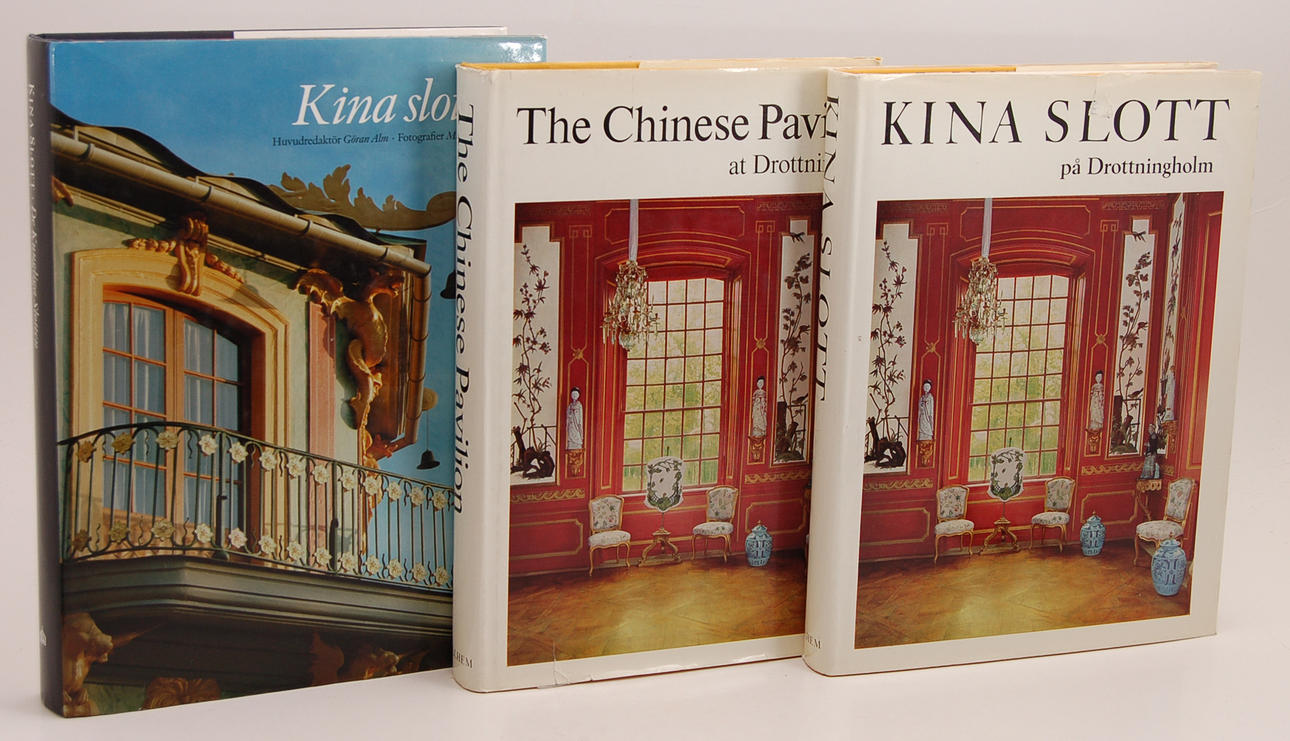 GYLLENSVARD. M.FL. Kina Slott. Drottningholm. svensk och engelsk upplaga.