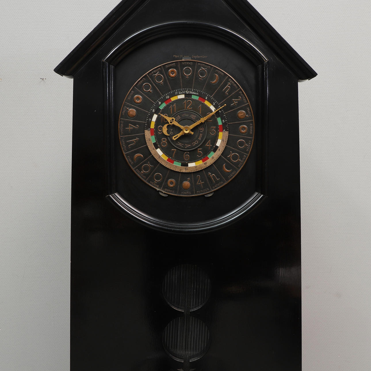 A Tattwa-uhr/ Planetary clock, Germany, 1930s.