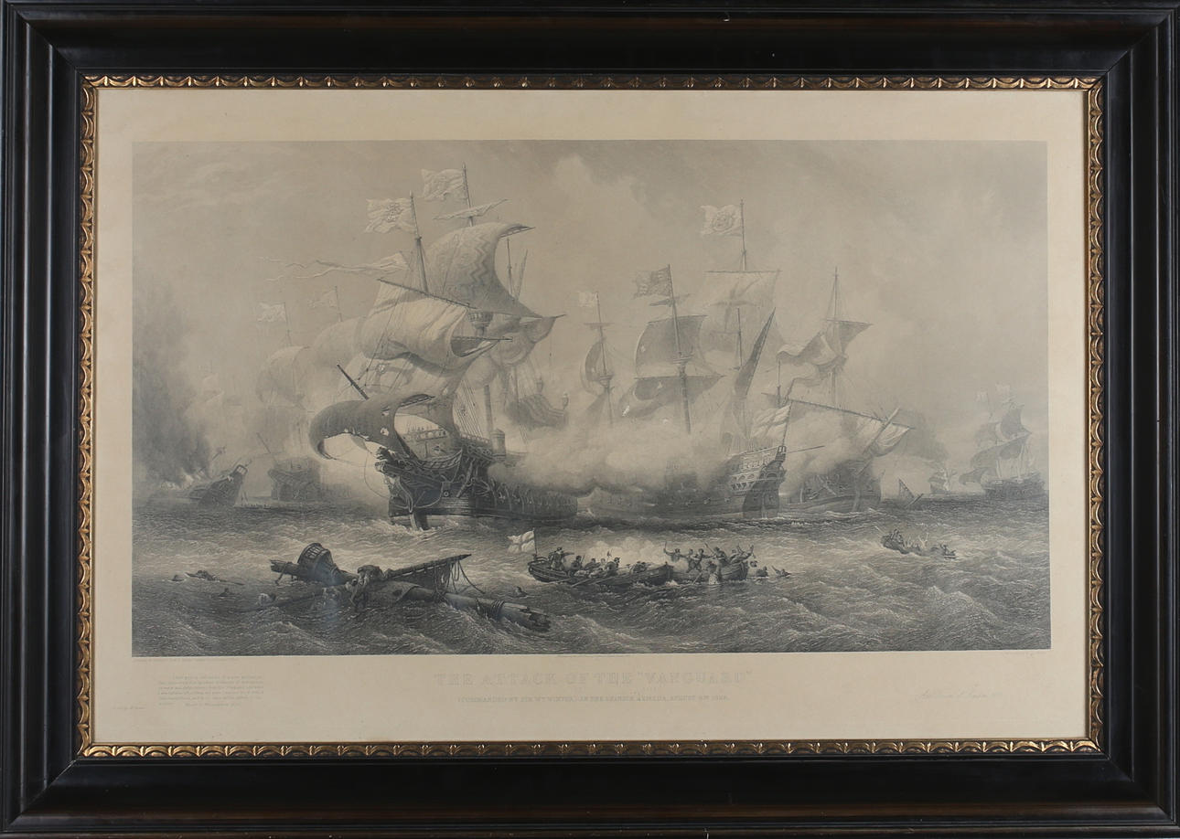 GRAFISKT BLAD, The attack of the Vanguard, 1800-talets senare hälft.