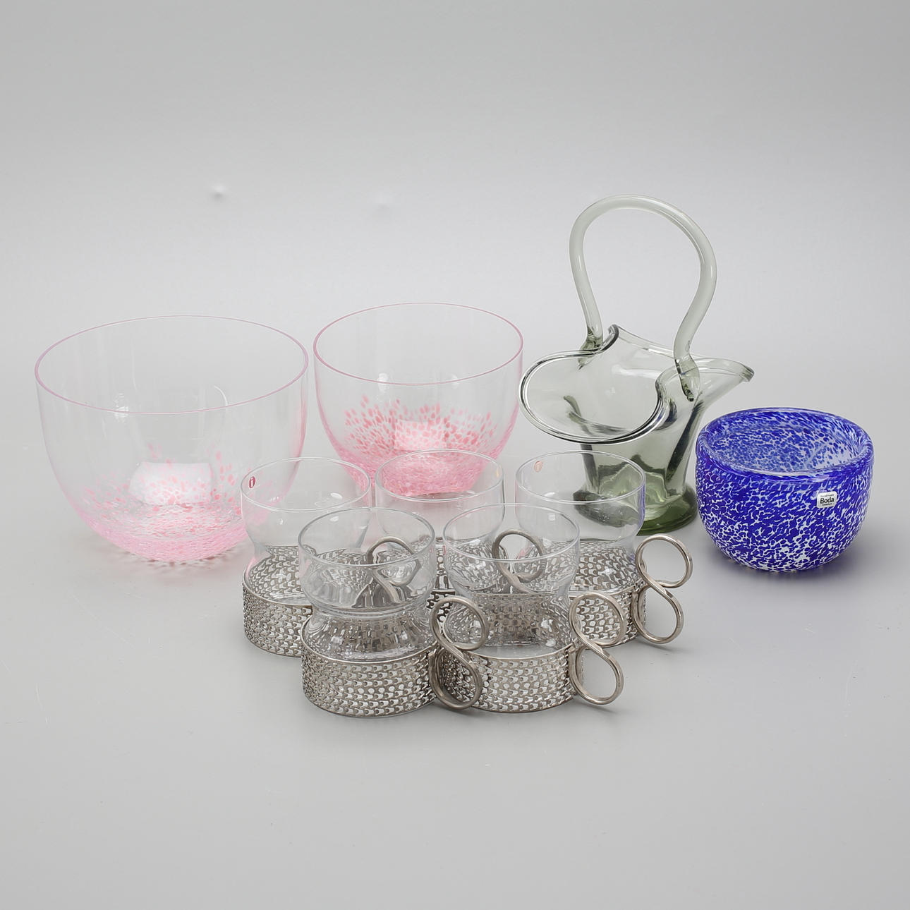 Parti, GLAS, 9 delar, bl.a Ulrica Hydman Vallien.