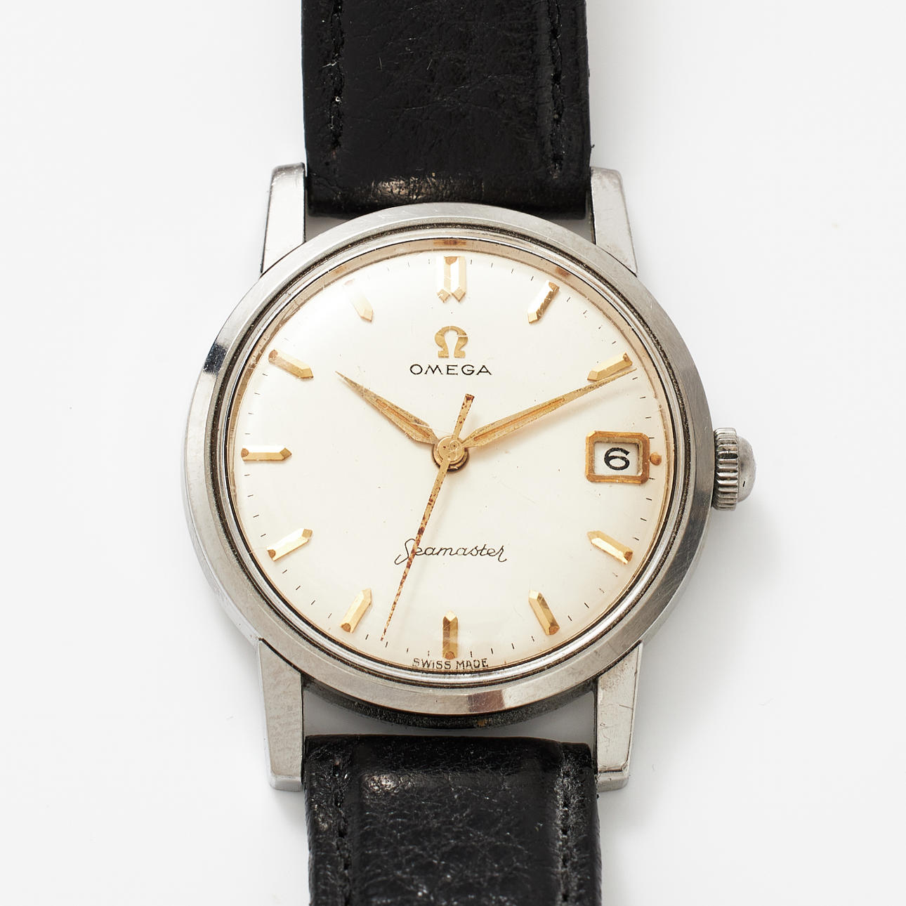 OMEGA, armbandsur, Seamaster, stål, ca 1960.