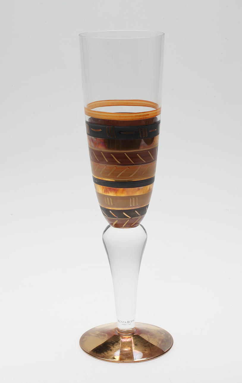 POKAL, glas, Monica Backström, 1900-tal.