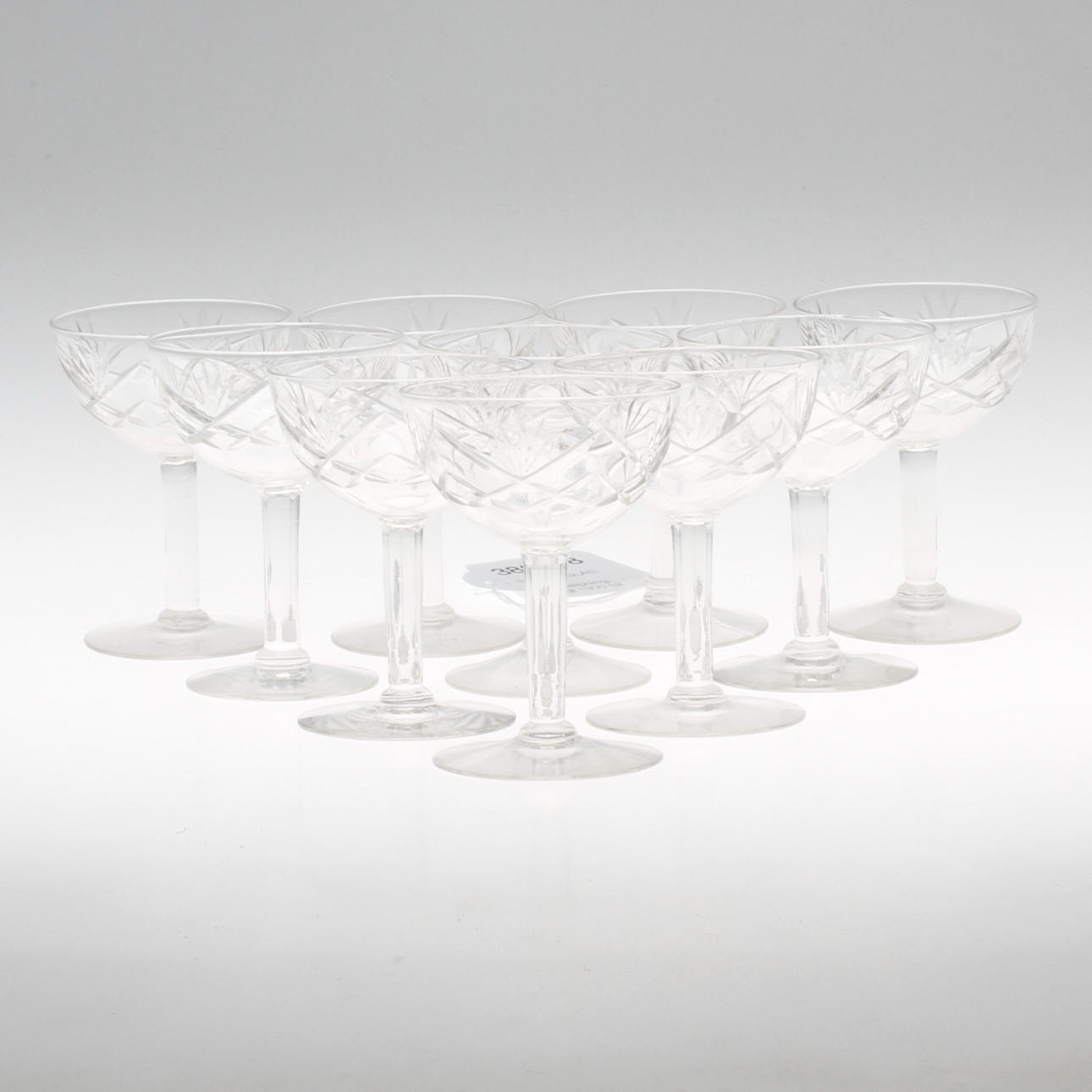 FOTGLAS, 10 st, helgaslipning, tidigt 1900-tal.