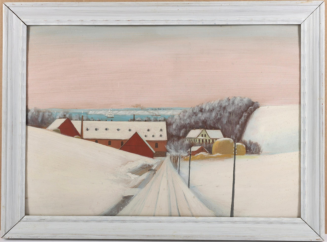 OLJEMÅLNING, Hildesborg Glumslöv.