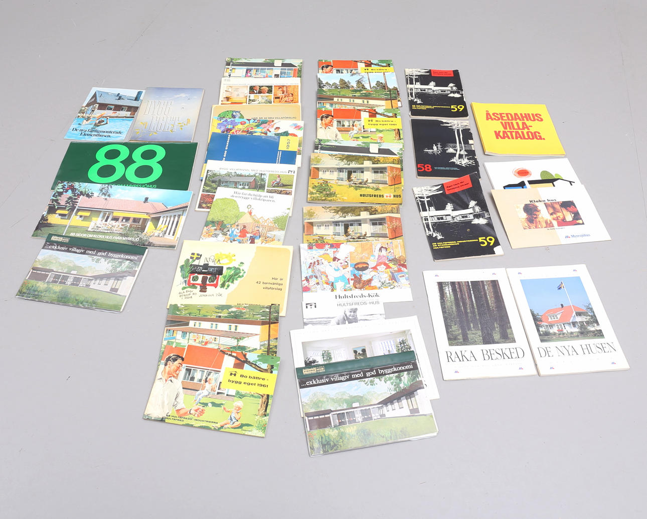 KATALOGER, Hus 50/60-tal, ca 30 st.