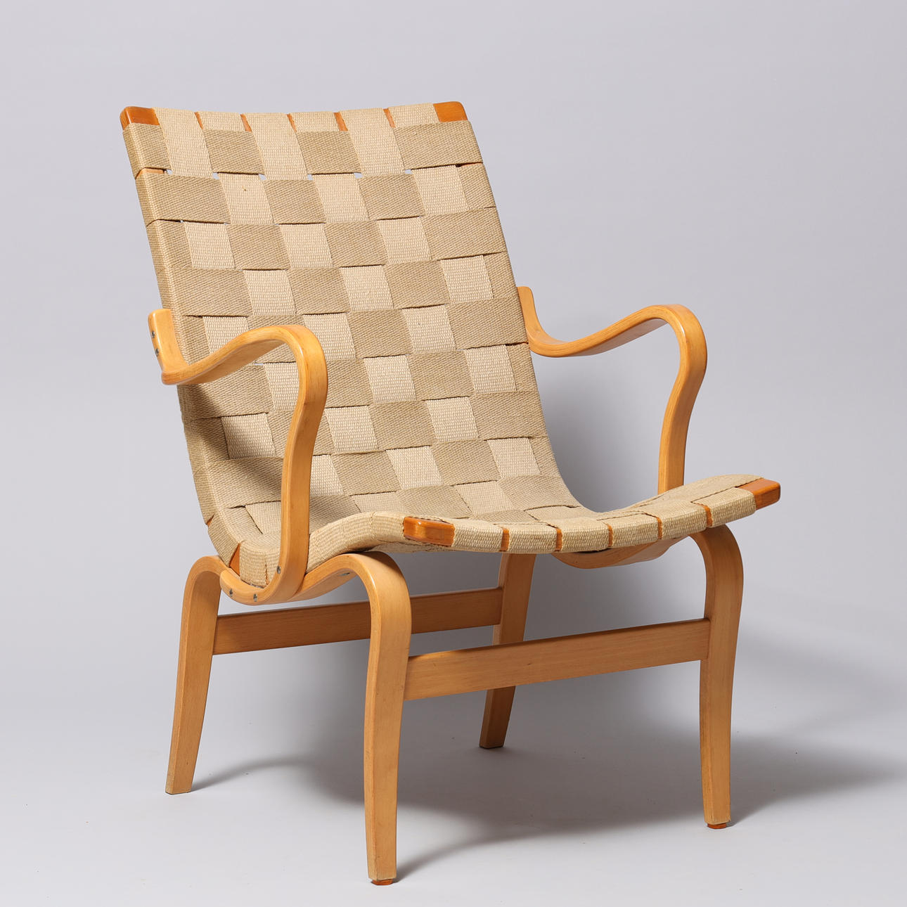 BRUNO MATHSSON. LÆNESTOL, „Eva“, Dux. Sverige.