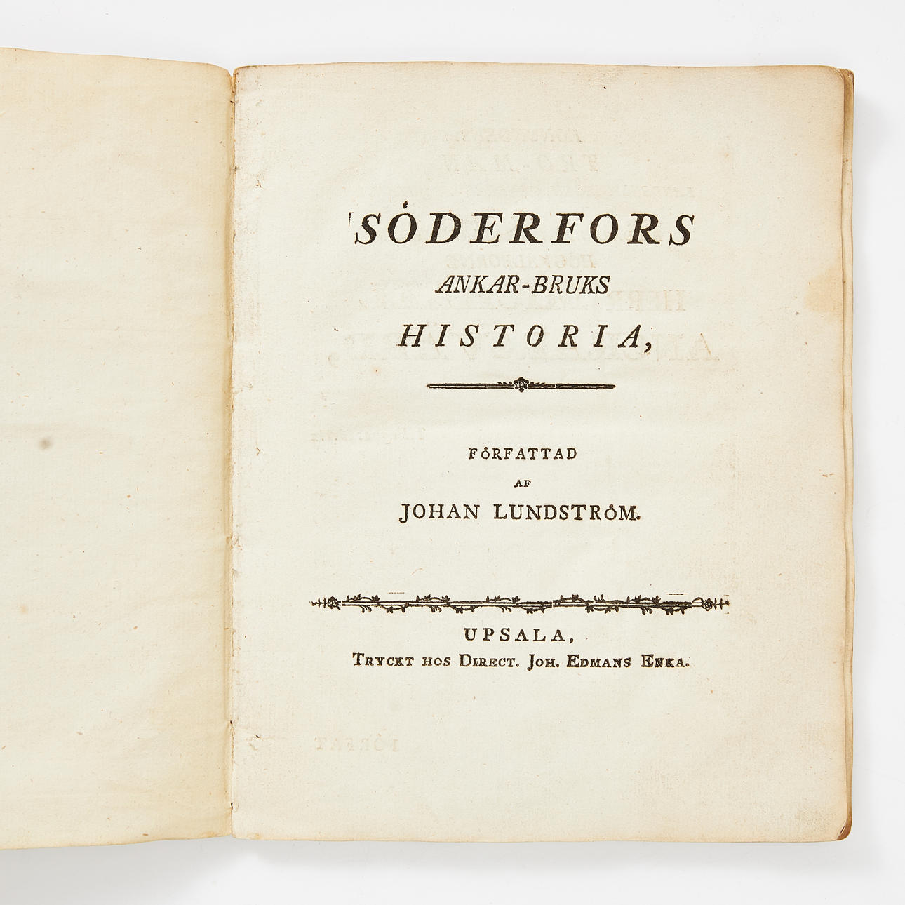 SÖDERFORS ANCHOR-MILL 1791.