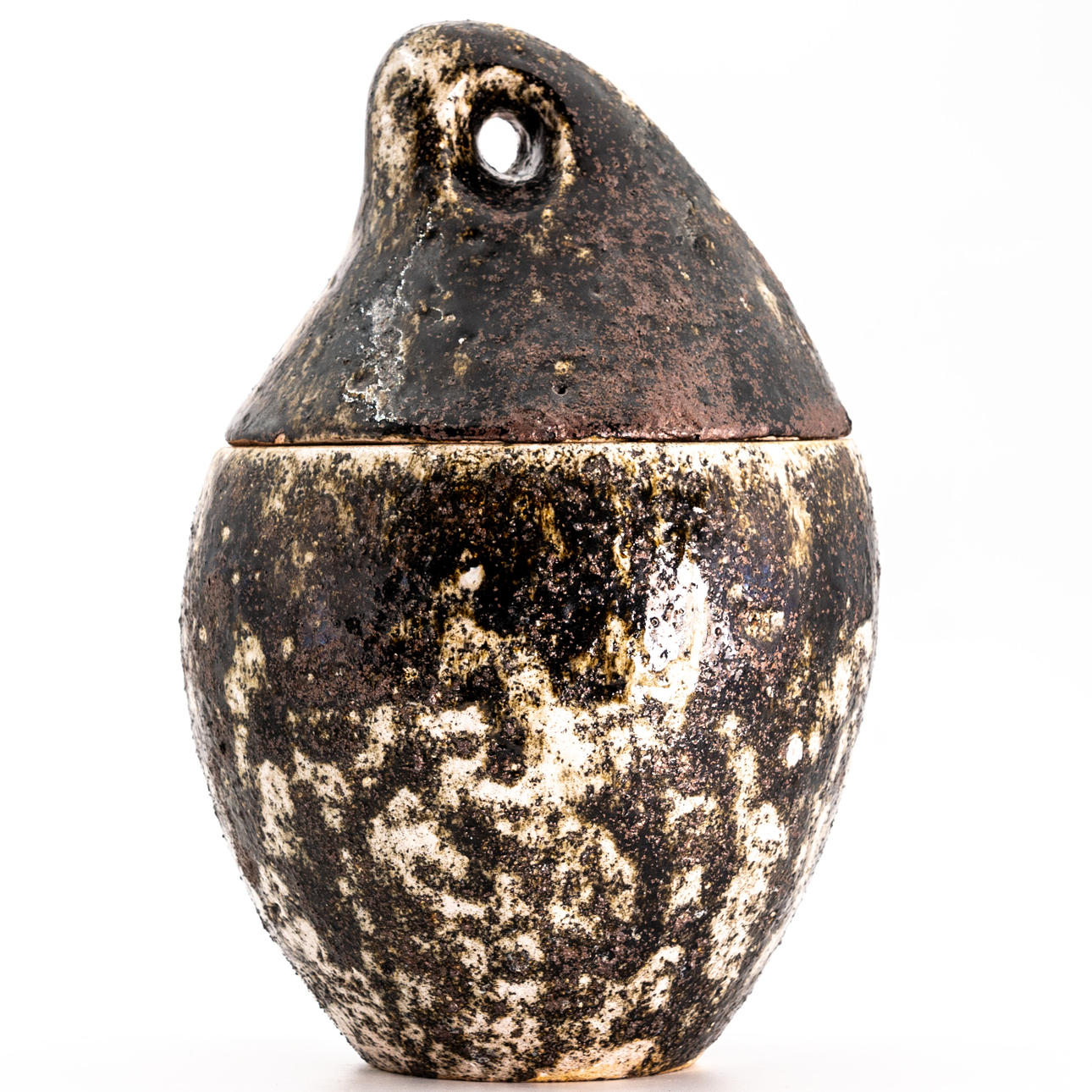 HANS HEDBERG. Lockskål, Starkeldfajans, 1900-tal.