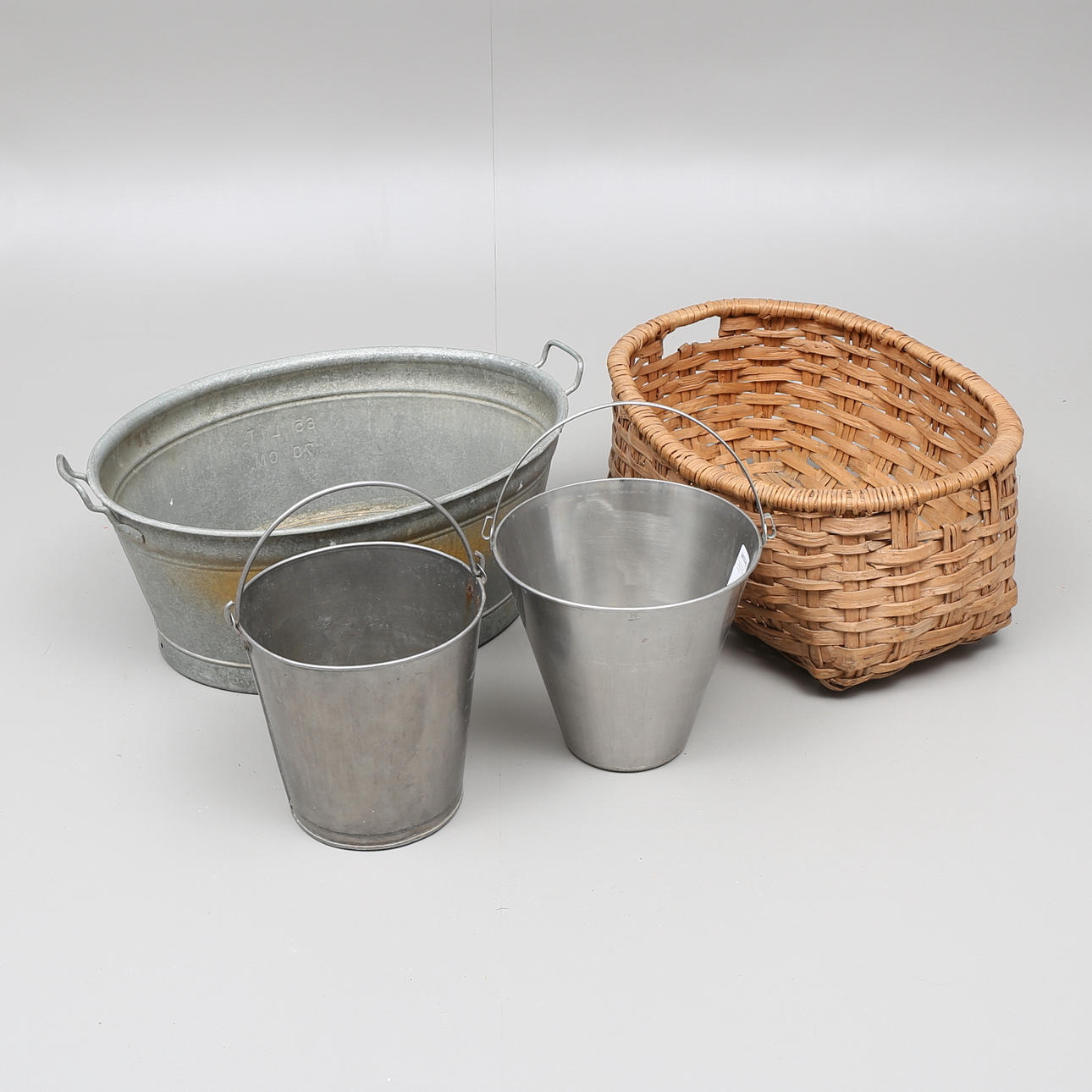 KORG, BALJA, SPANNAR, zink, rostfritt.