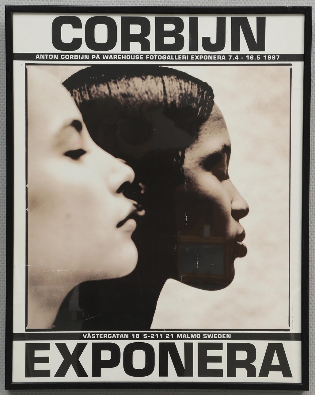 EXHIBITION POSTER, Anton Corbijn, Exposure, Malmö, 1997.