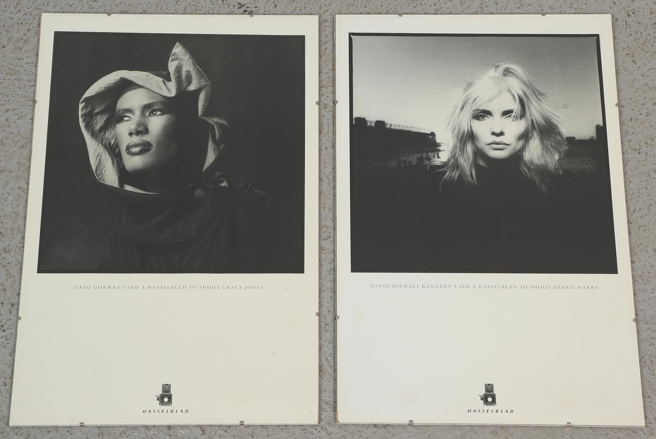 TWO PORTRAITS, “Faces by Hasselblad”, Offset print, Öhjne & Co.