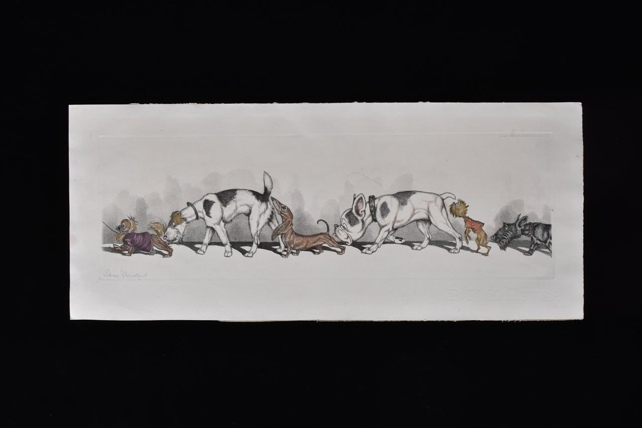 ARTHUR BORIS O´KLEIN. Färgetsning.