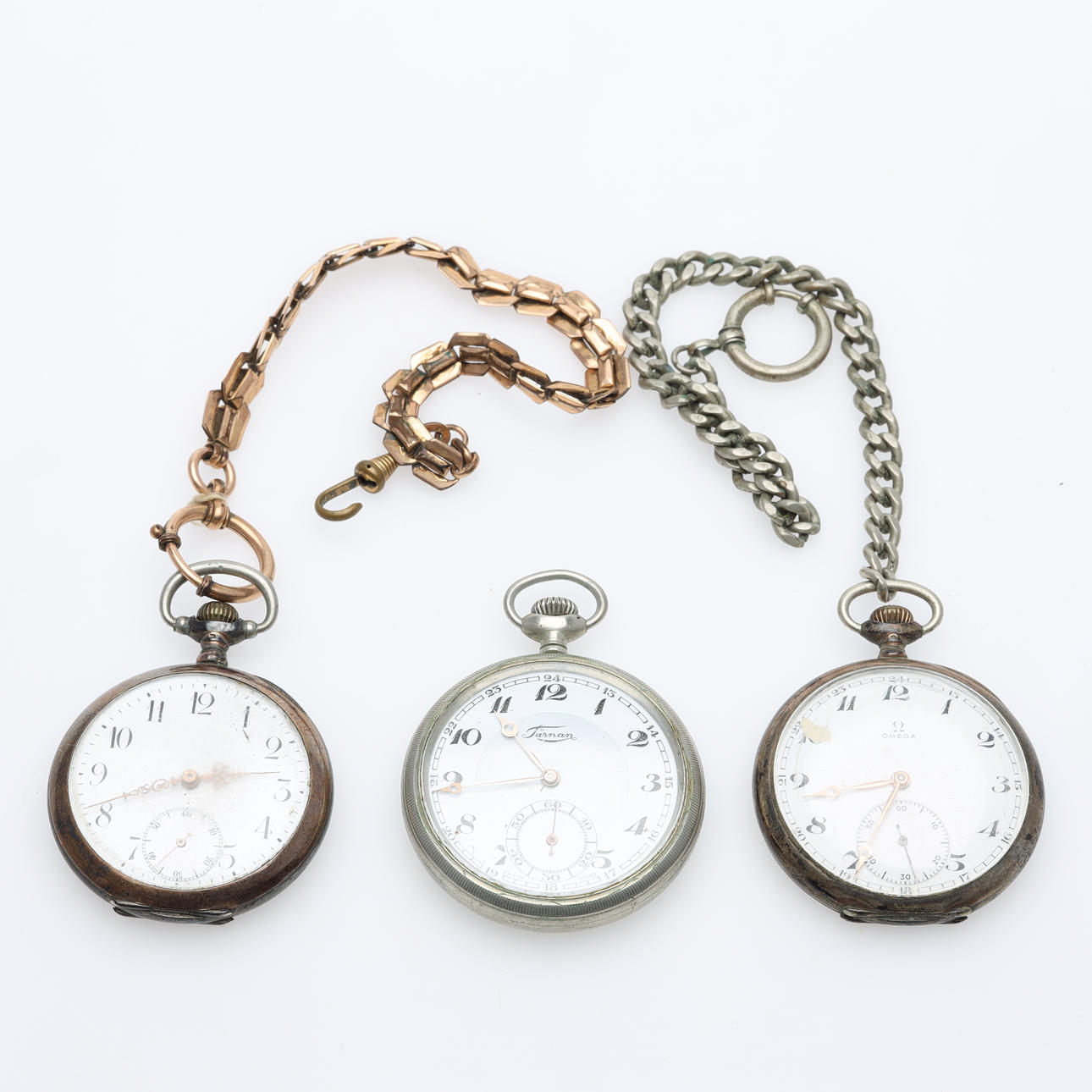 POCKET WATCH 3 pieces.