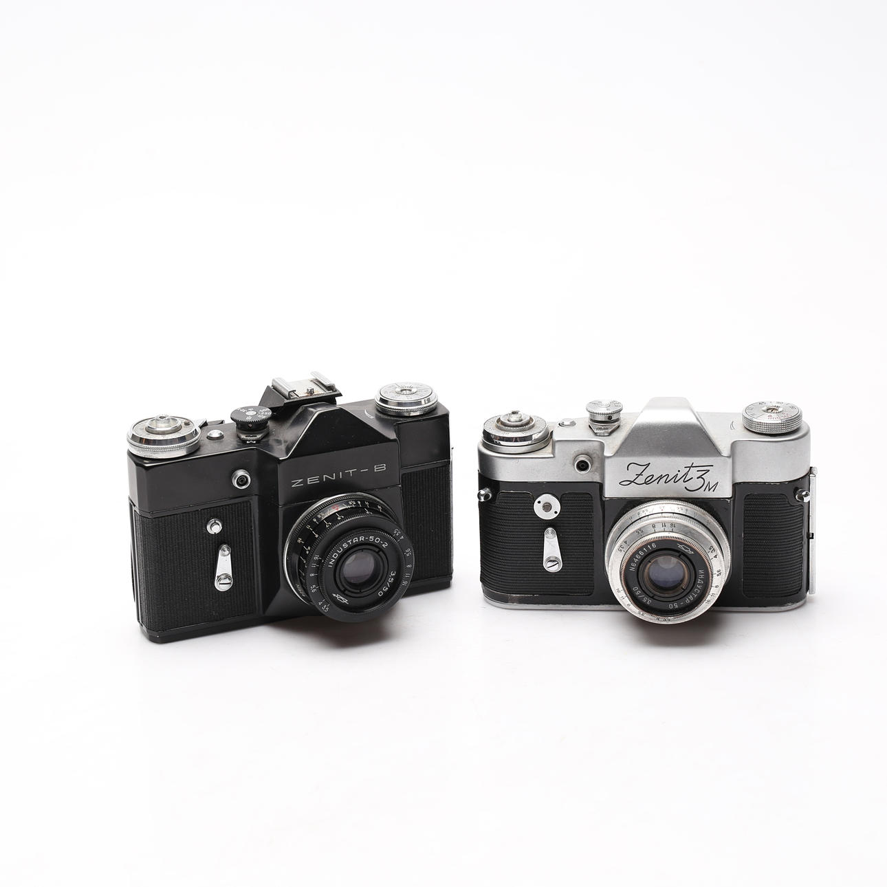 Kameras, 2 Stück, Zenit-B, Zenit M.