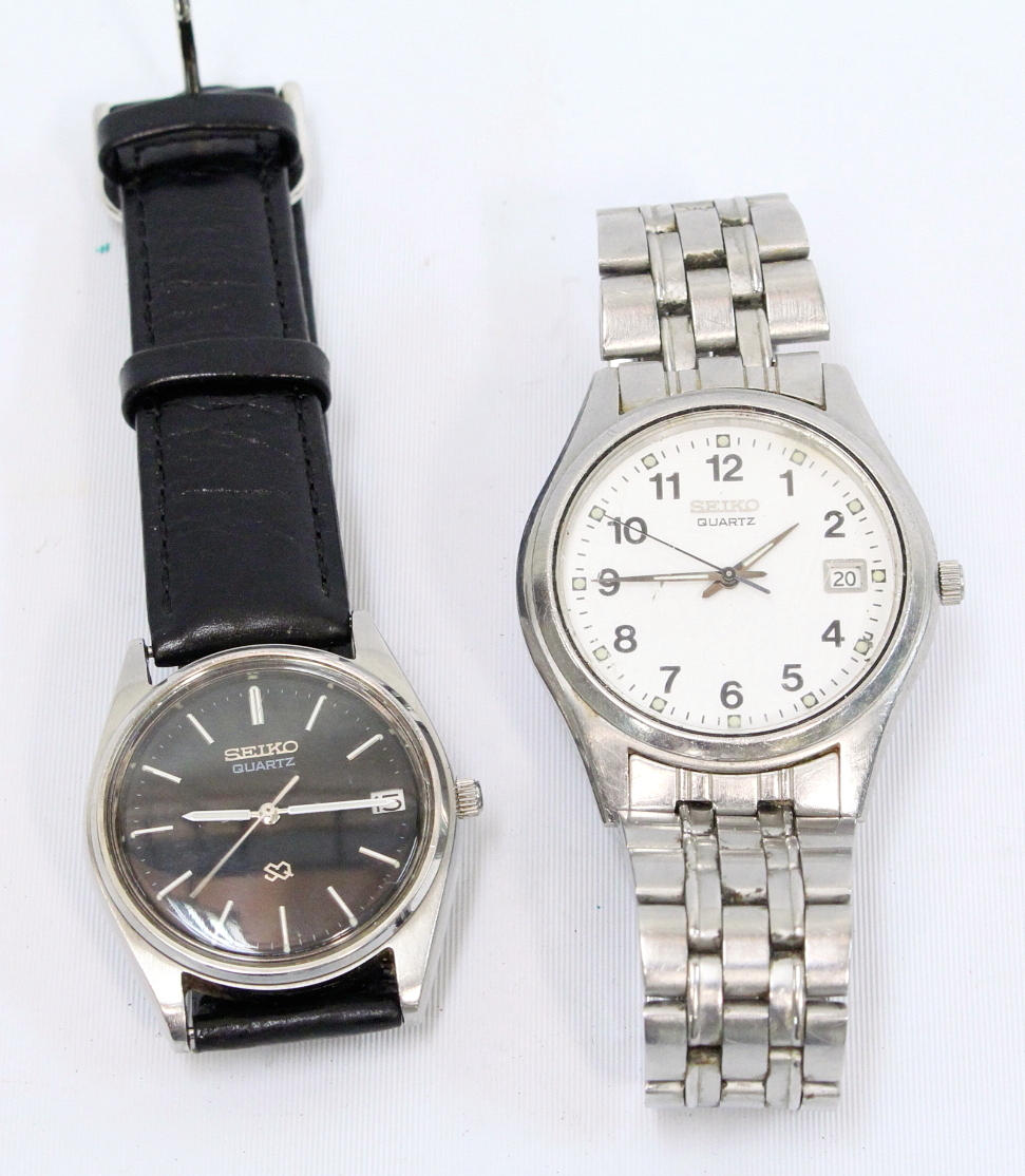 ARMBANDSUR, 2 st. Seiko, Quartz.