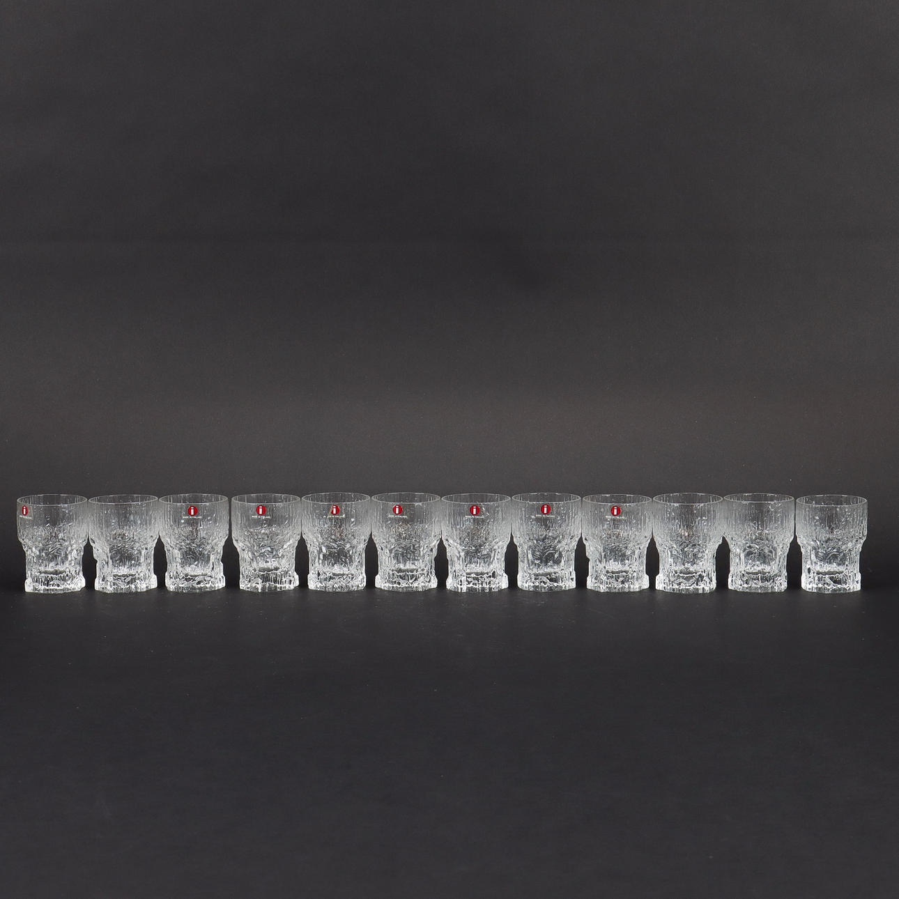 TAPIO WIRKKALA. Snapsglas, Iittala, Aslak.