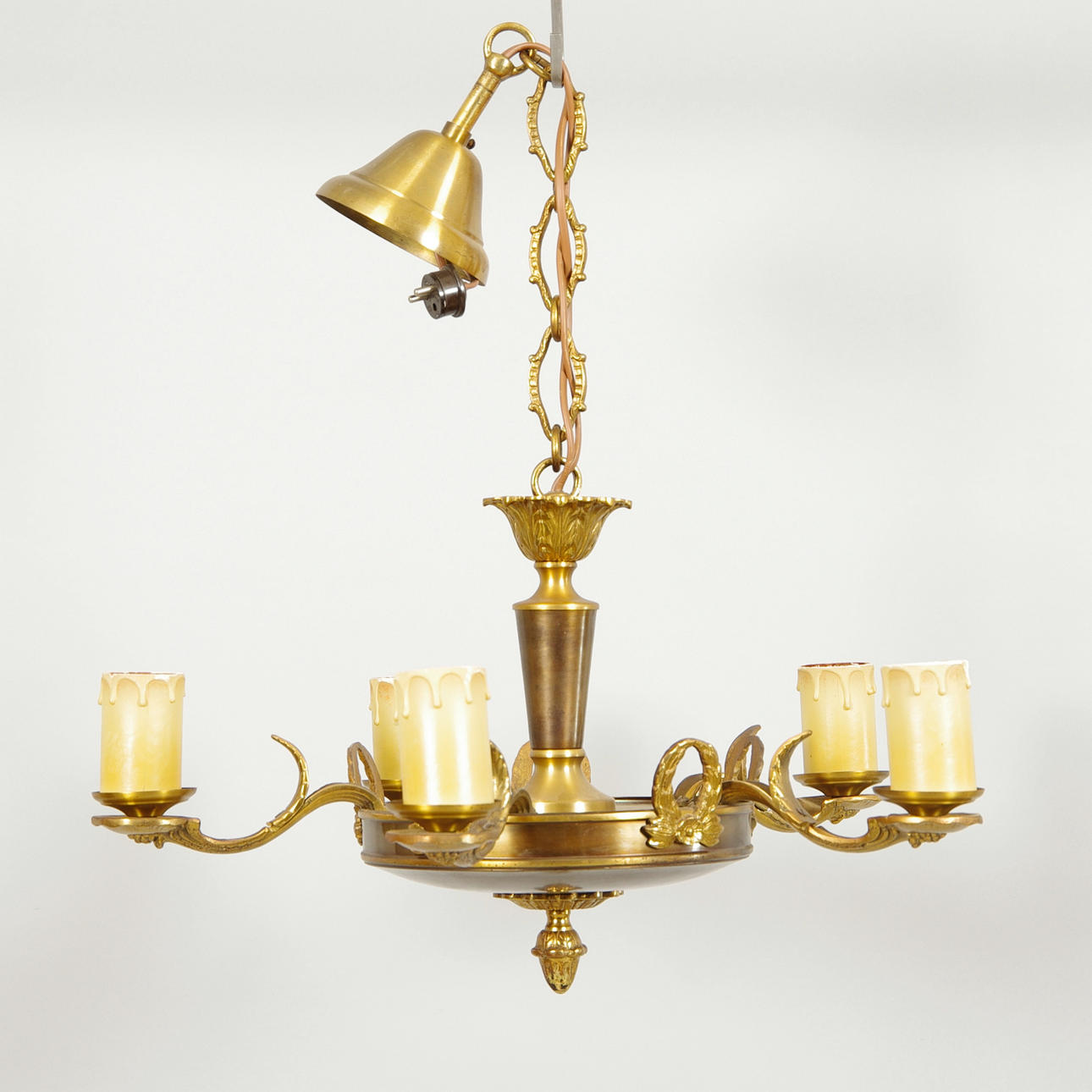 TAKARMATUR, 5-armad, empirestil, 1900-talets mitt.