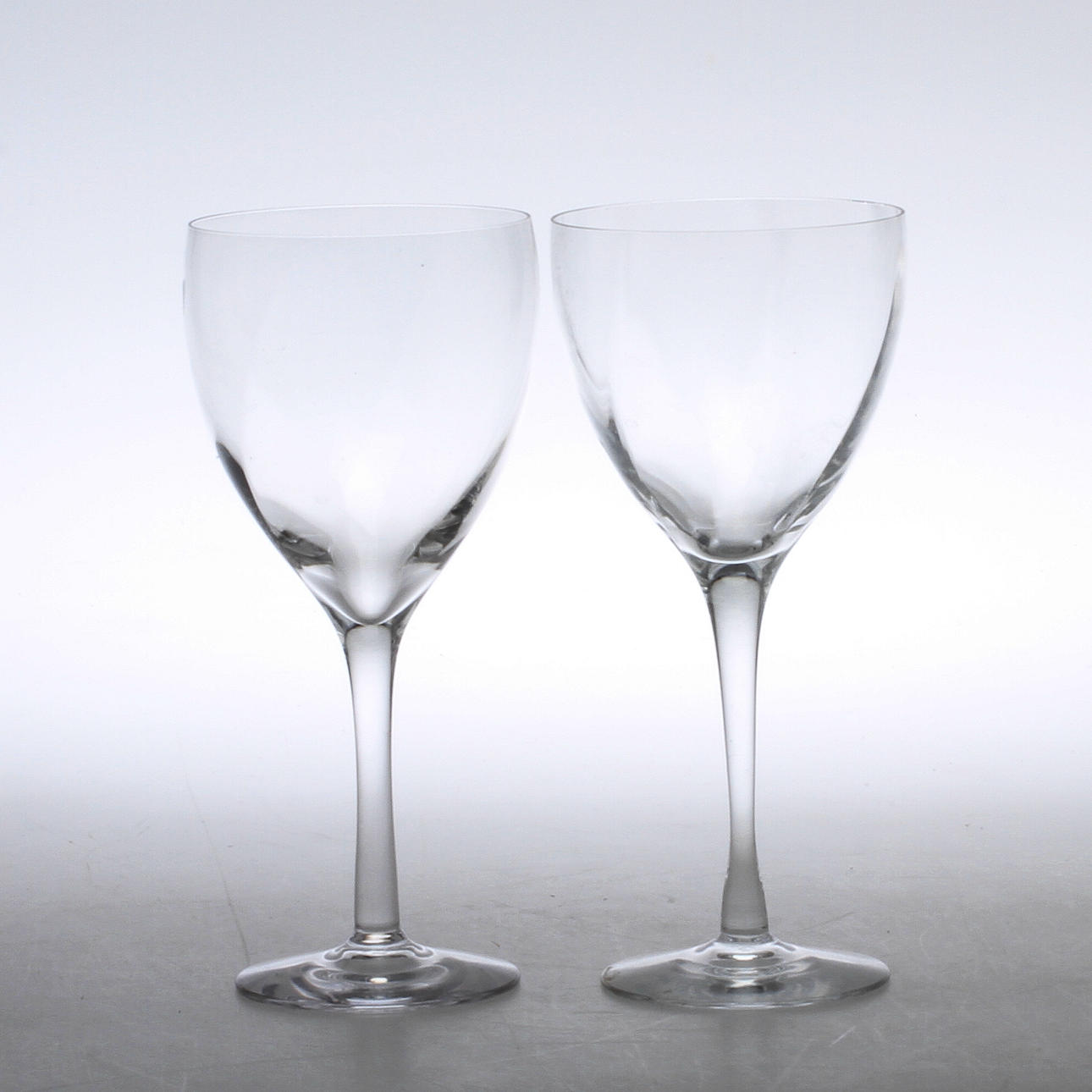 VINGLAS, 6 st, "Chateau" Bertil Vallien, Kosta Boda.