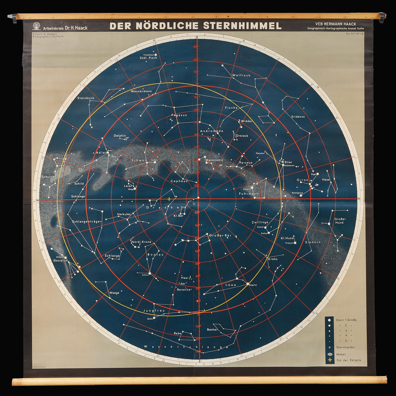 RULLE, Norra Stjärnhimlen, Tysk text.