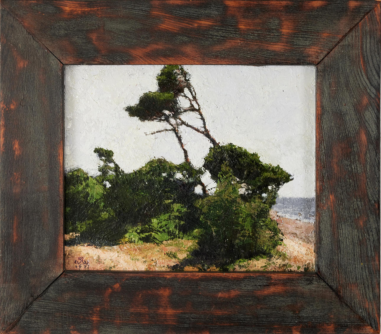 BROR BÖRJESSON (1903-1999). Landscape, oil on panel, monogram signed.