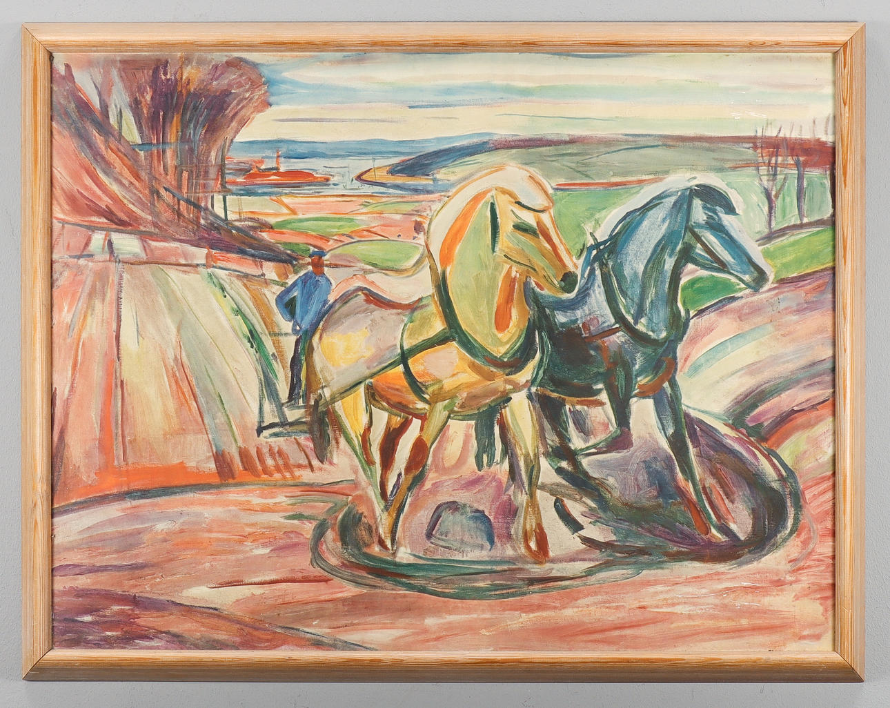 REPRODUCTION PRINT by Edvard Munch.