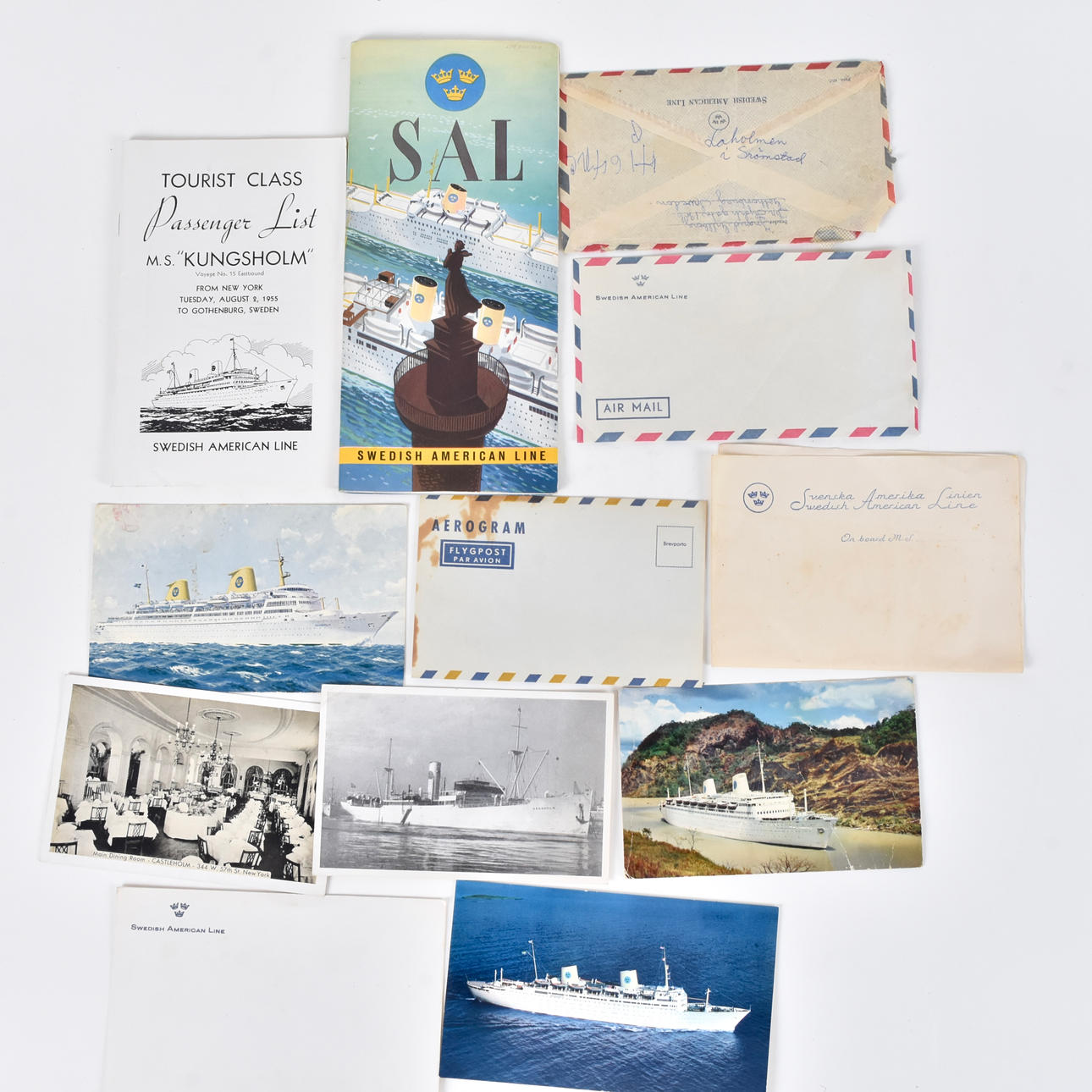 PARTI MEMORABILLIA, Svenska Amerikalinjen.