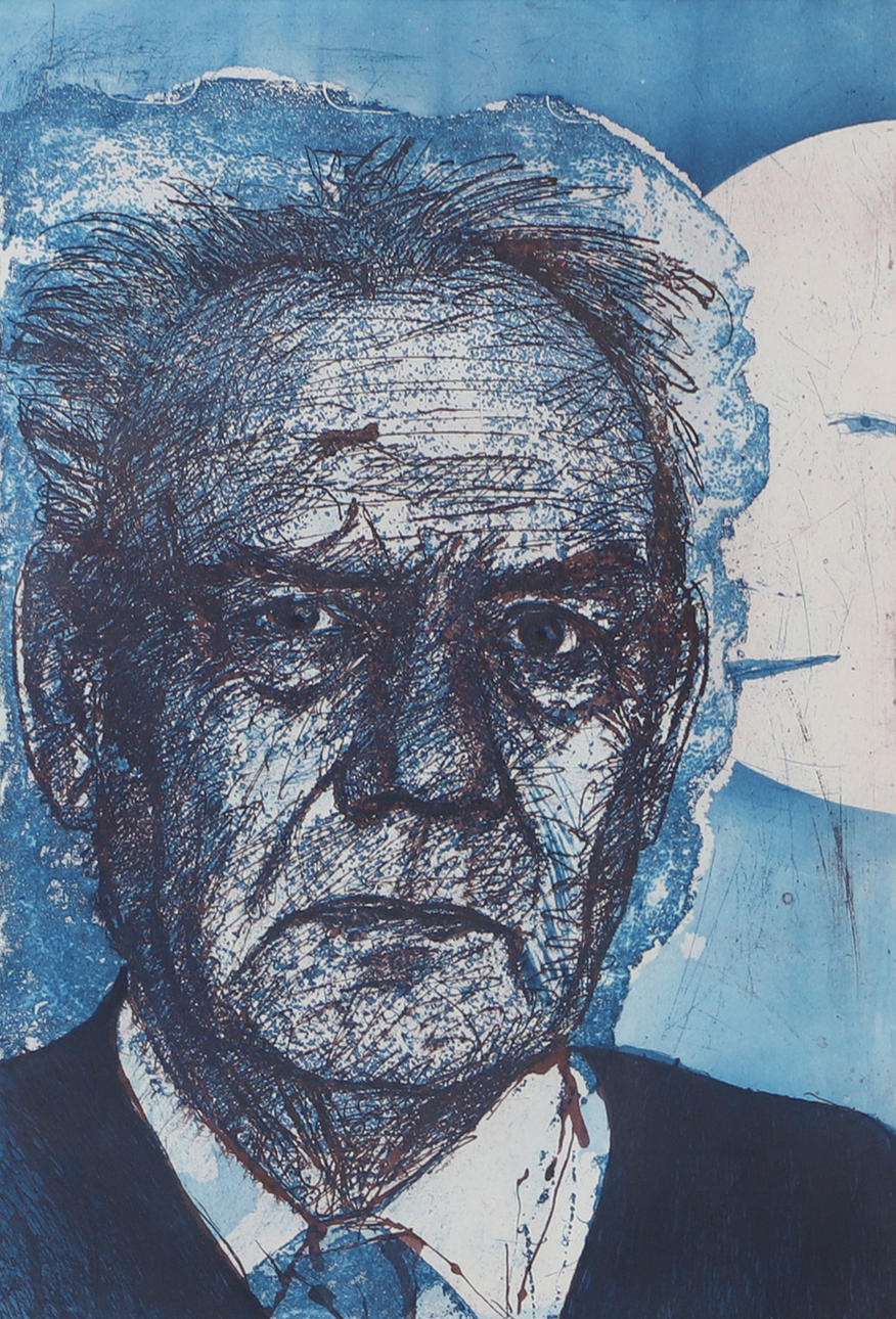 LEIF NELSON. “Lars Forsell”, etching, signed.