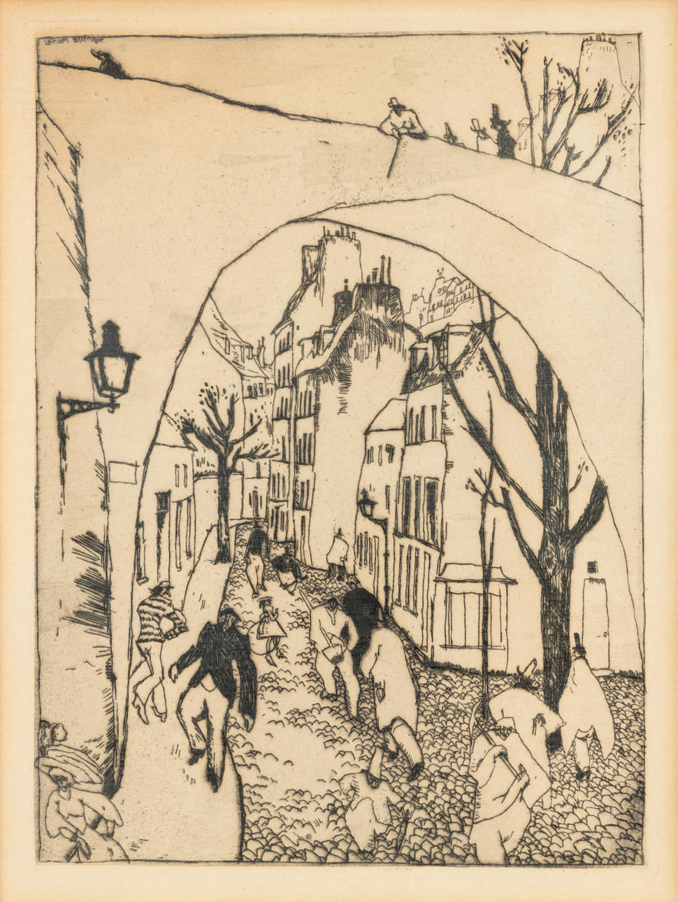 LYONEL FEININGER (1871-1956). El puente verde.