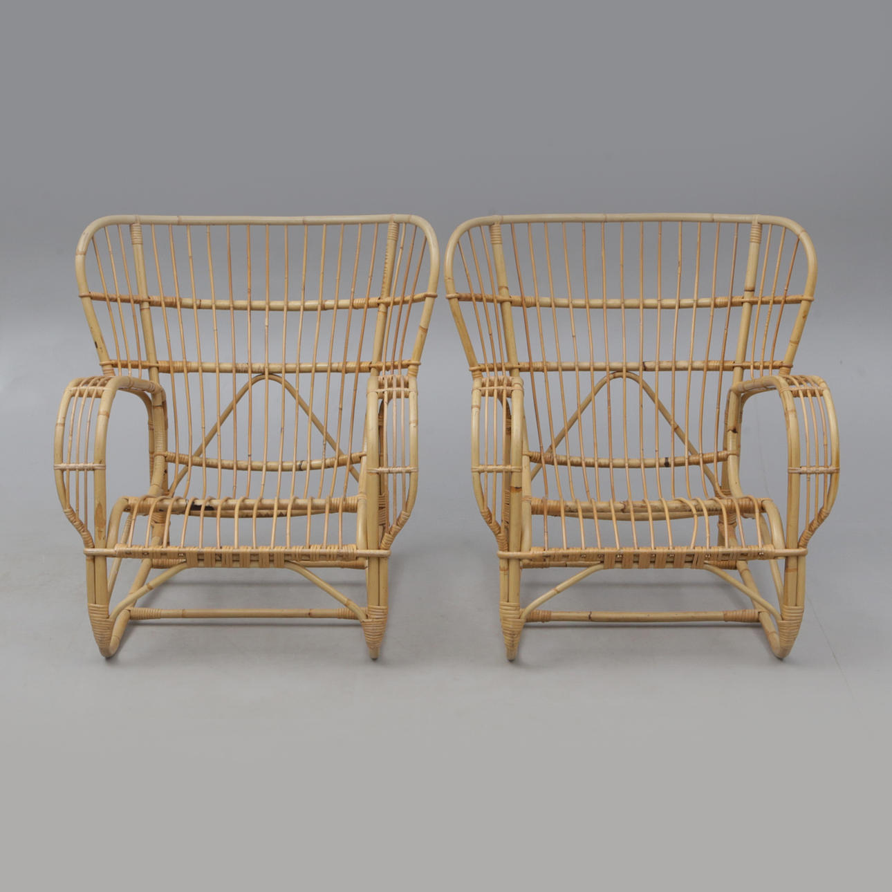 WICKER CHAIRS, 2 pcs.