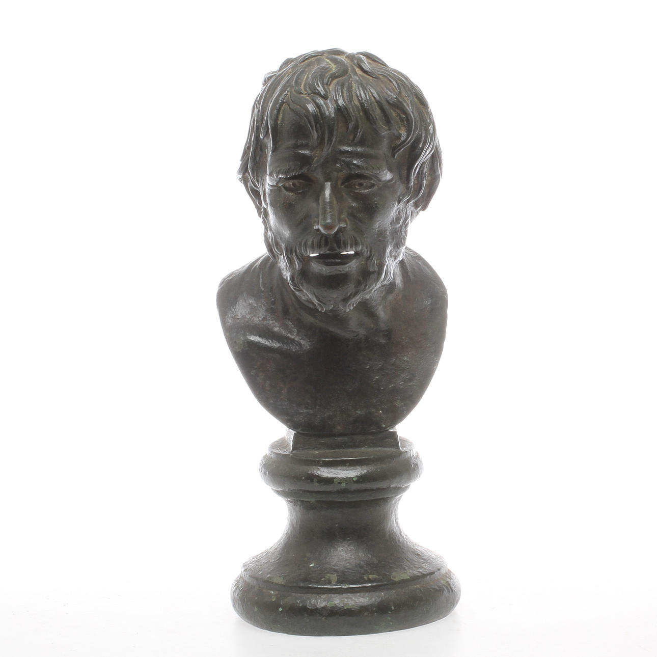 BYST, brons, "Seneca", efter antiken, 18/1900-tal.