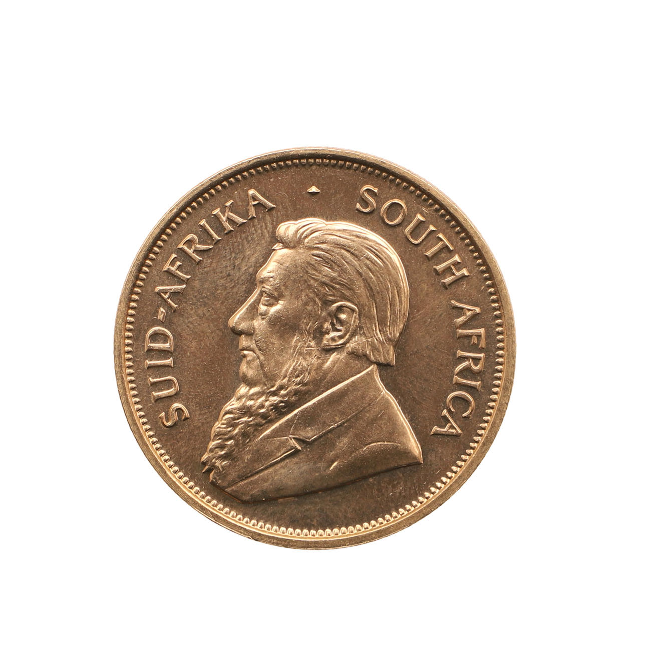 EIN SÜDAFRIKANISCHER GOLD-KRÜGERRAND, 1974.