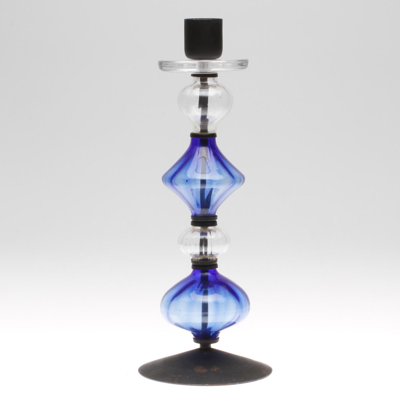 LJUSSTAKE, glas och smide, Erik Höglund, Boda.