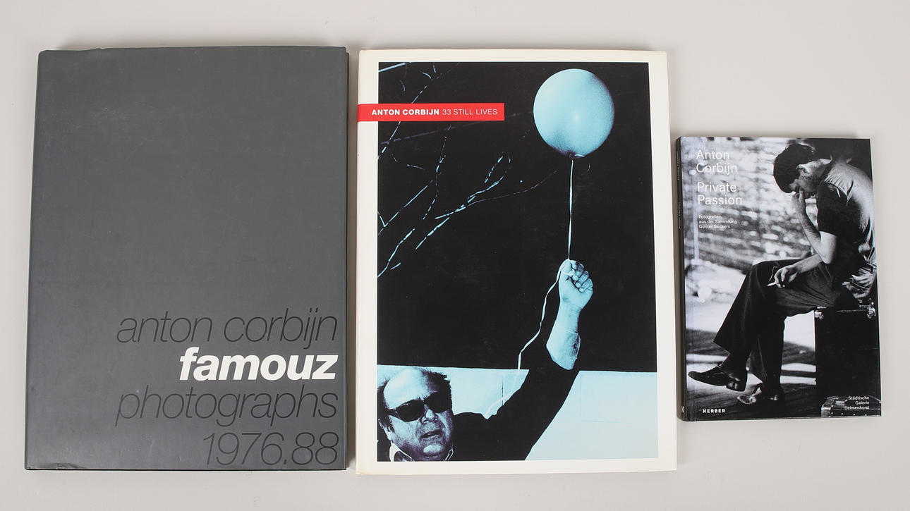 ANTON CORBIJN. Photo/Art books, 3 pcs. Private passion, 33 still