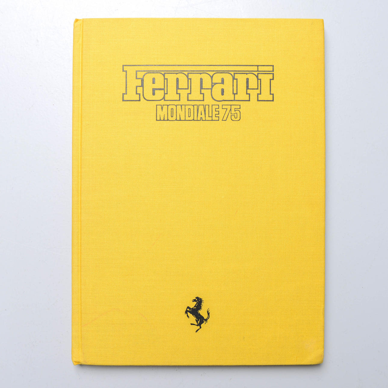 FERRARI. Buch, Ferrari Mondiale 75.