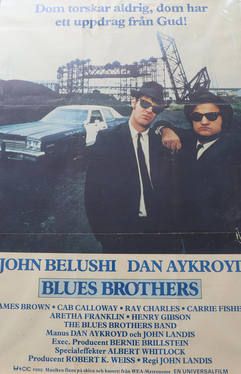 PÓSTER DE LA PELÍCULA, «The Blues Brothers».