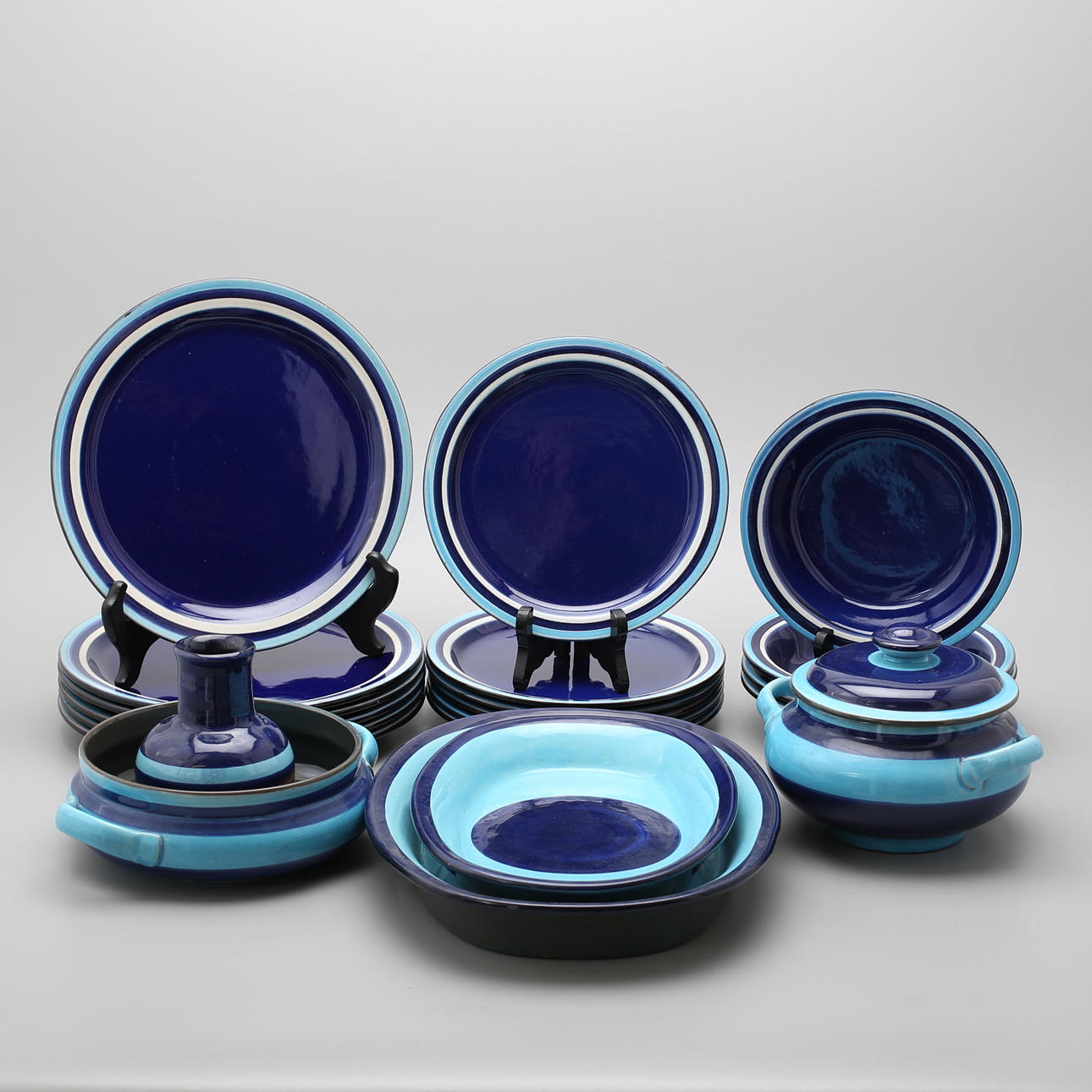 SERVIS, 21 delar, keramik, Gabriel.