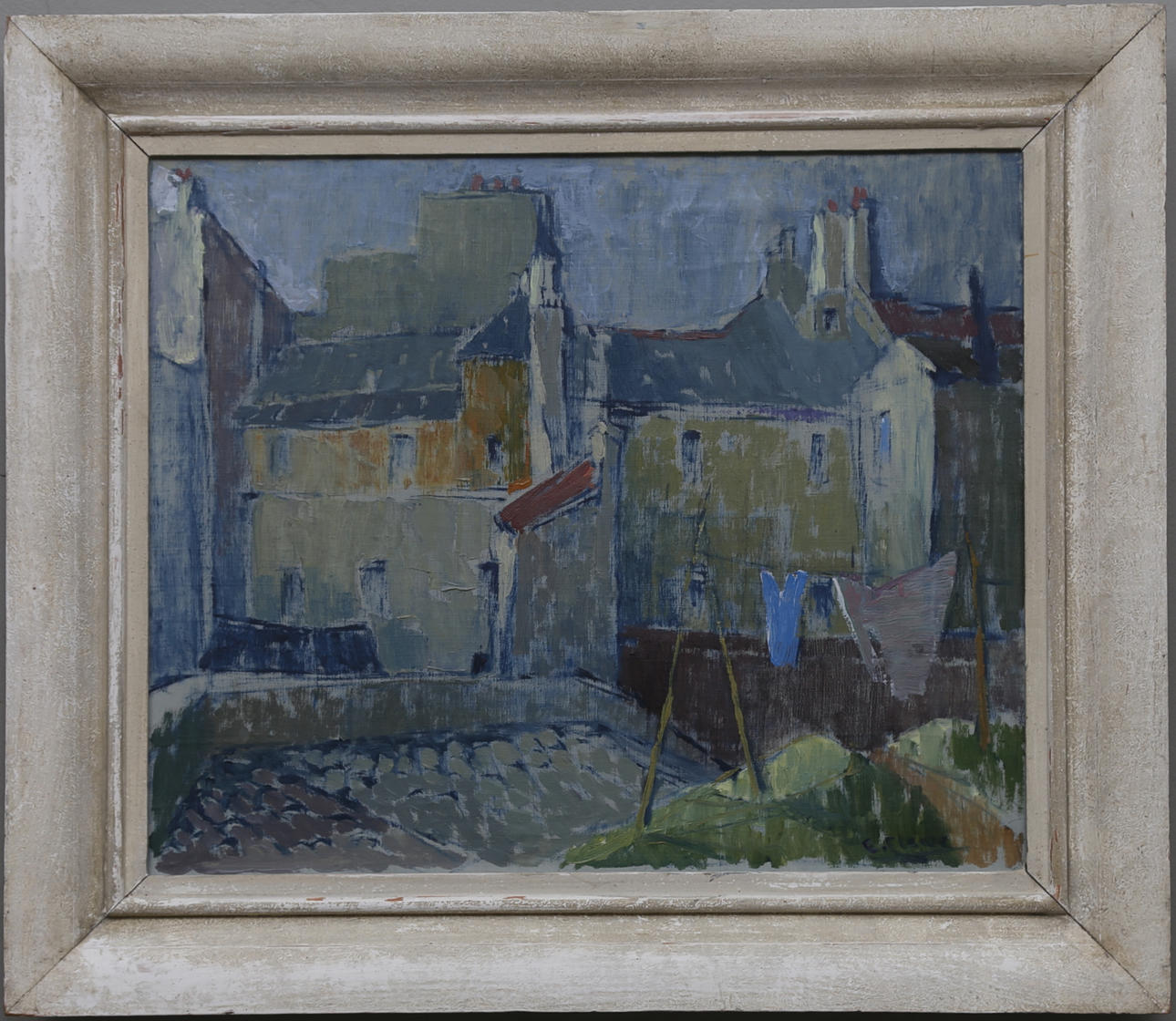 EYVOR CLEWE. Olja på duk, signerad.