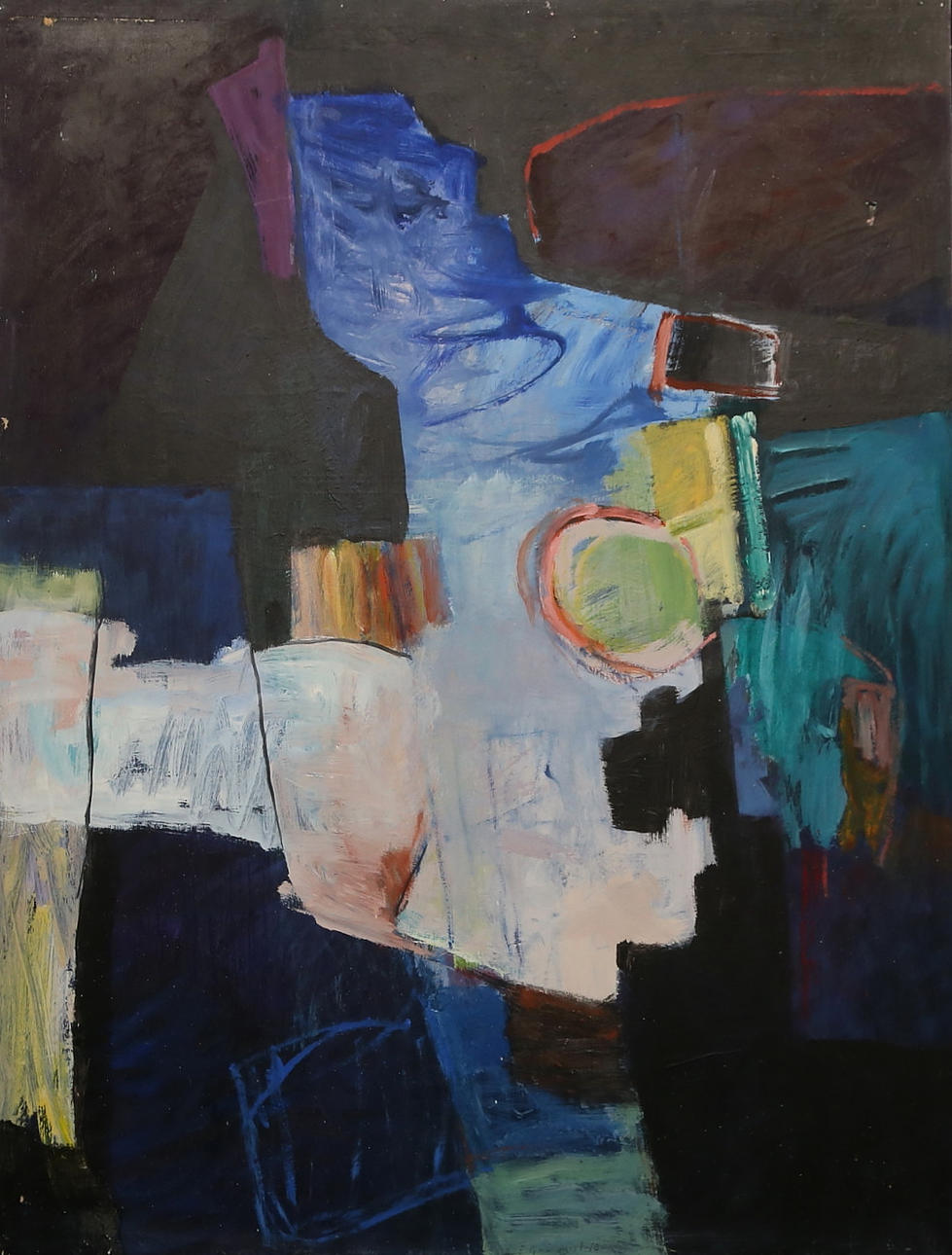 ERIC GRANQUIST. oil on panel, signed and dated -10.