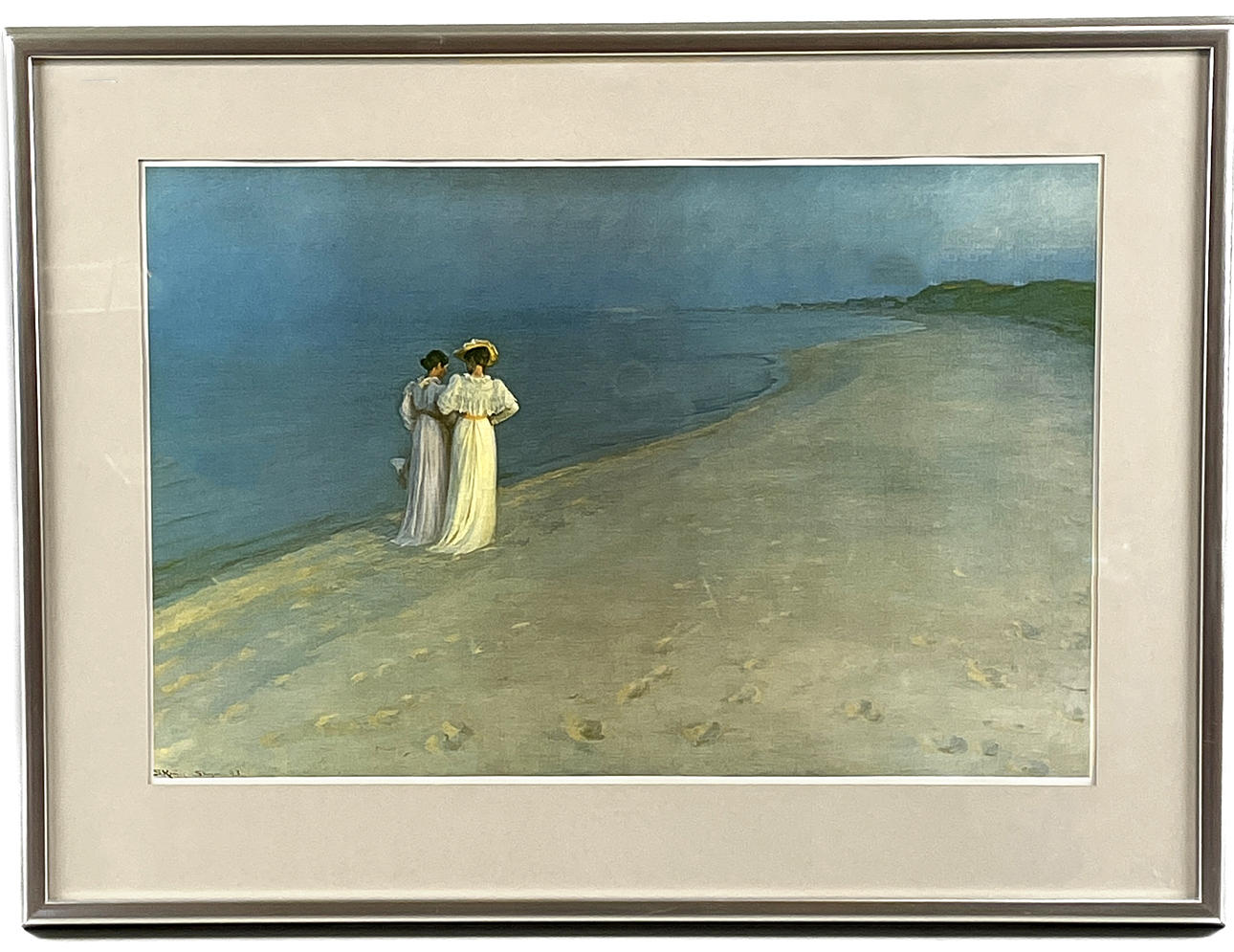 OFFSET PRINT, AFTER Peder Severin Krøye (1851-1909), “Summer Evening on Skagen Sønderstrand”, 1893.