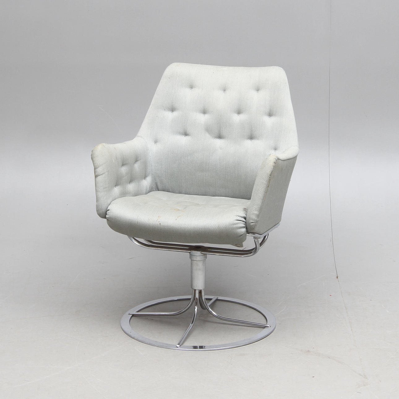 SNURRFÅTÖLJ, "Mirja", Bruno Mathsson, DUX.