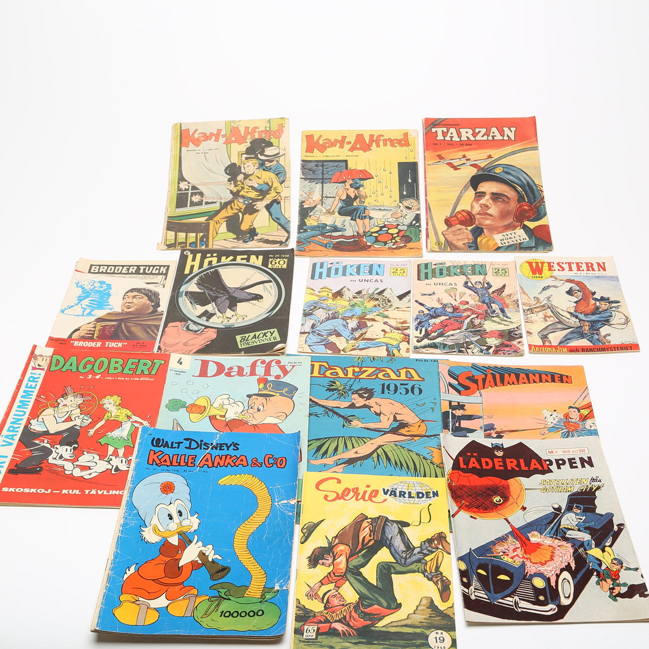 CÓMICS, títulos varios, años 50/60.