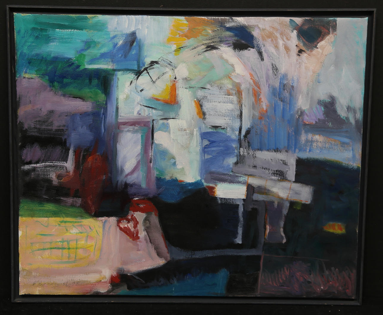 ERIC GRANQUIST. oil on canvas, signed and dated -08.