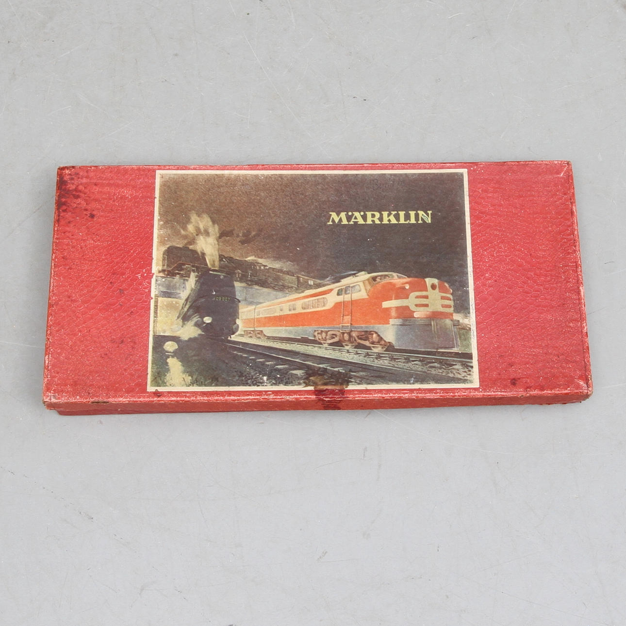 MÄRKLIN tågsats RSM 827/4 med original instruktion och kartong.