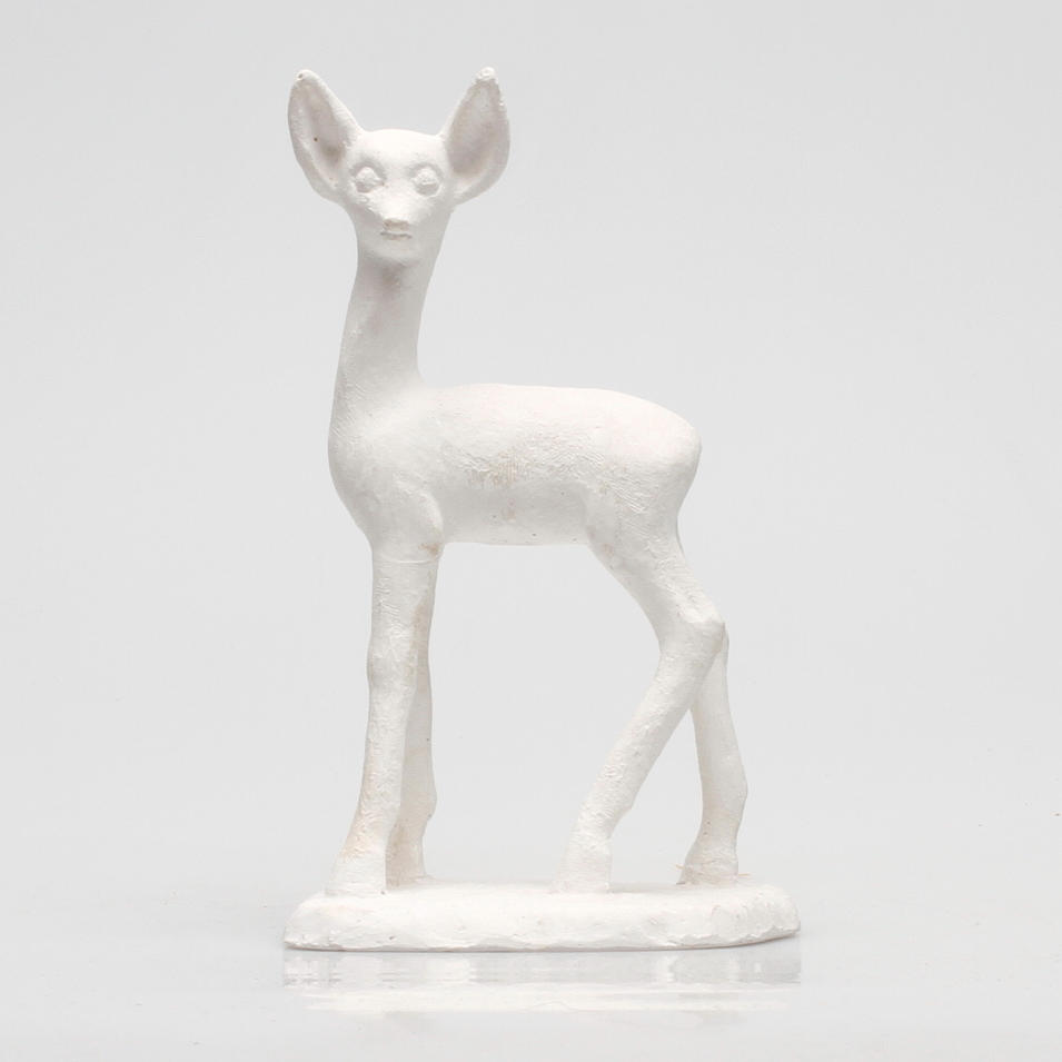 CARIN NILSON. Skulptur, gips, signerad.