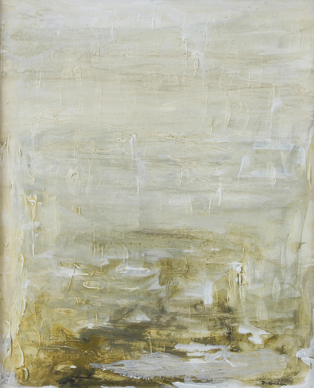 TOMMY OHLSSON. "Under", akryl, signerad.