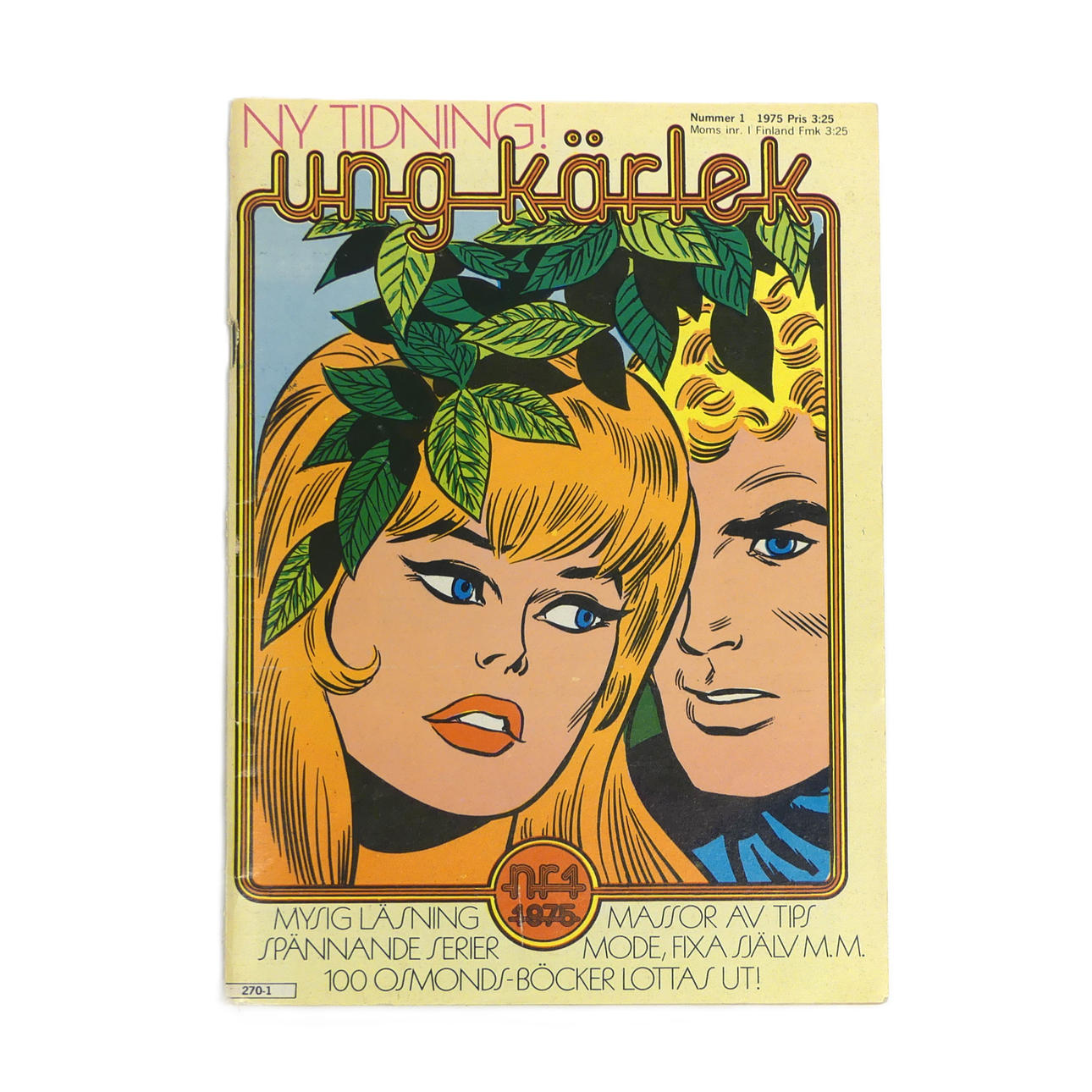 SERIETIDNING, Ung kärlek, nr 1 1975.