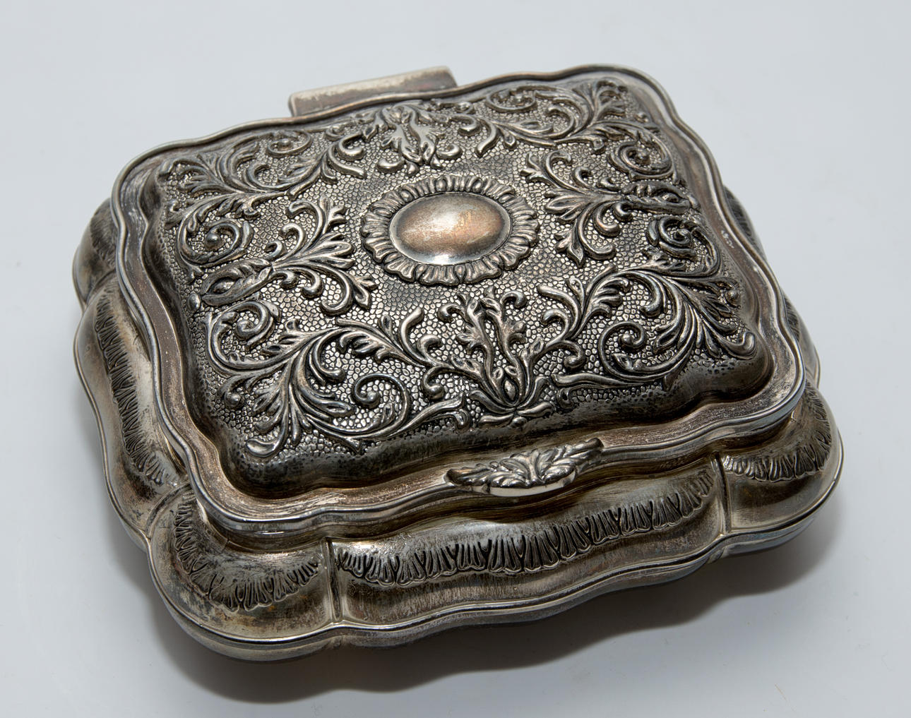 "Döschen", versilbert.