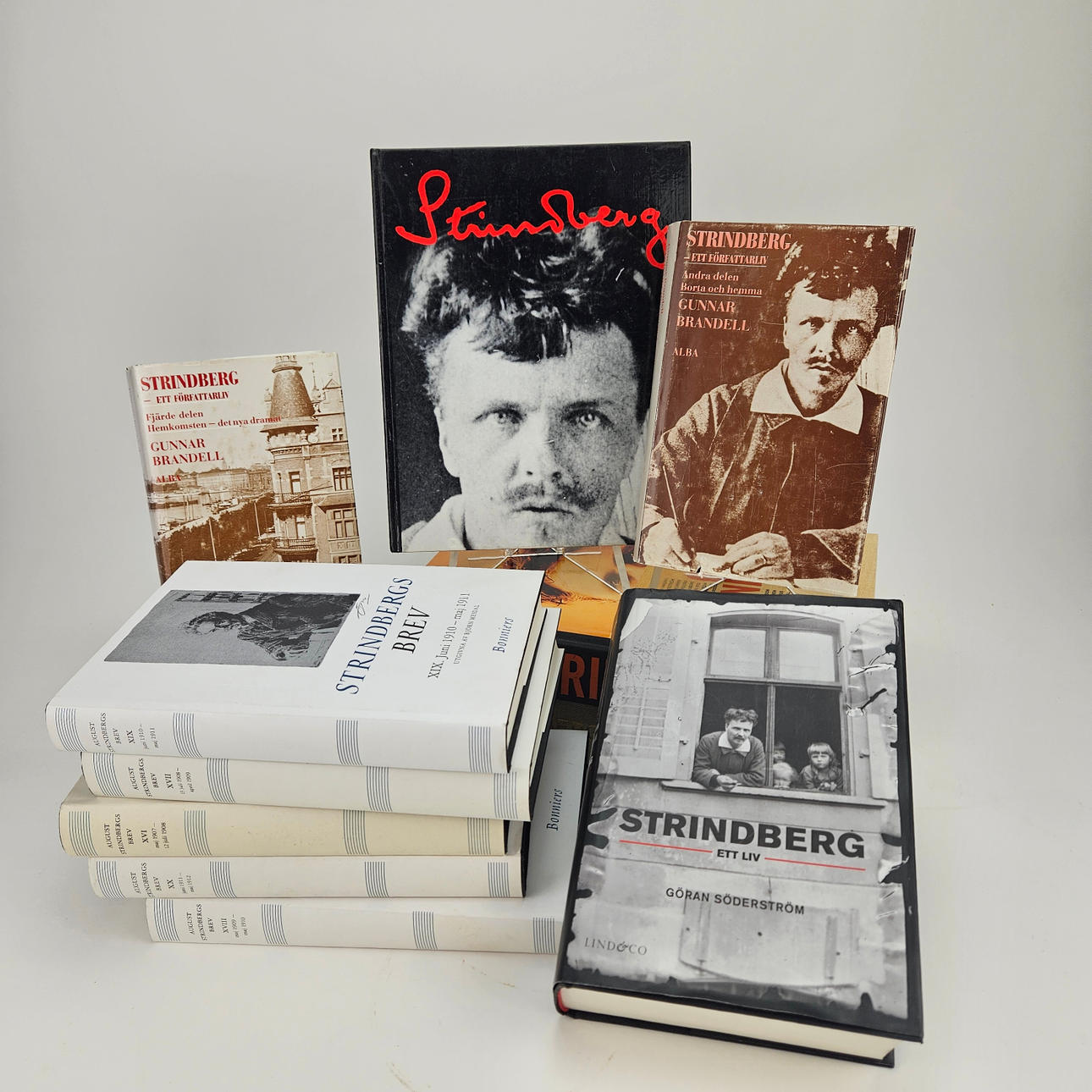 11 libros de August Strindberg.