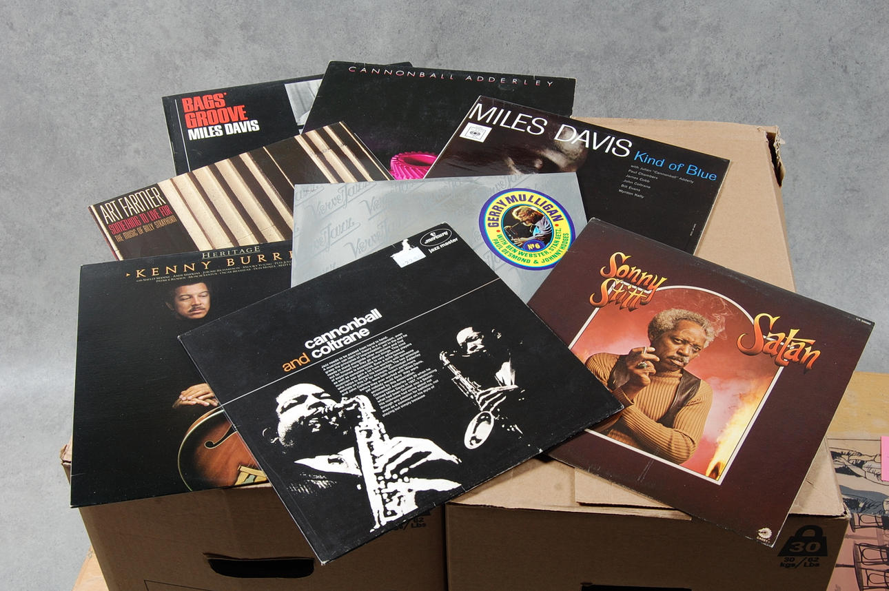 LP- SKIVOR, Jazz, 160 st, 1950 till 1960-tal.